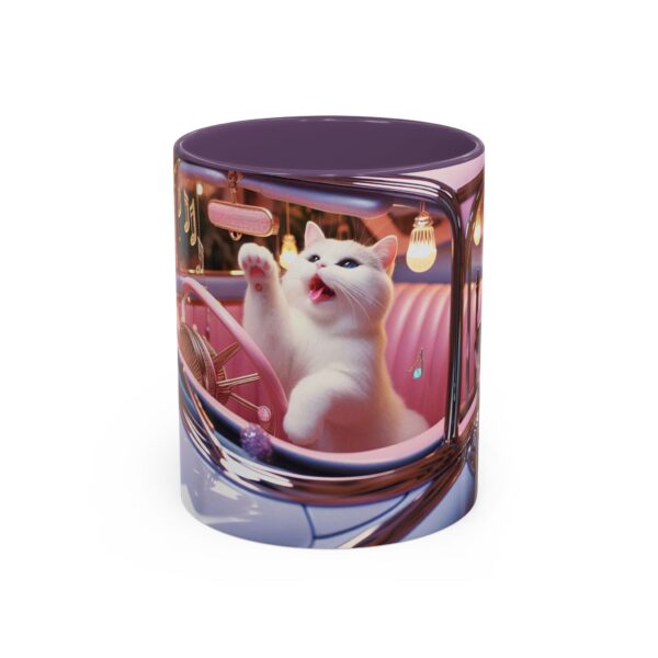 Whimsical Cat Coffee Mug - Fun Cat Lover Gift, Unique Ceramic Cup, Pet-Themed Drinkware, Colorful Cat Design, Cute Animal Mug - Image 49