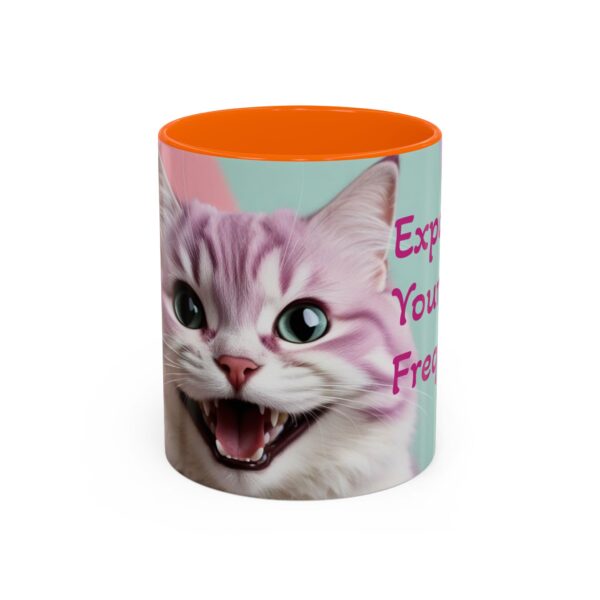 Cat Lover's Accent Coffee Mug - Expand Your Frequency, Cute Cat Mug, Gift for Cat Lovers, Fun Mug for Friends, Unique Drinkware - Image 30