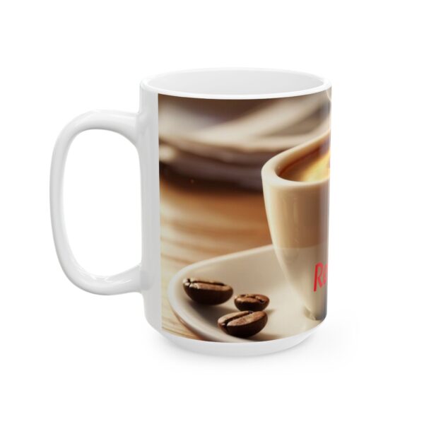 Smiley Coffee Mug - Reignite Your Day | Cute Ceramic Cup for Tea Lovers, Breakfast Gift, Cozy Mornings, Happy Vibes - Image 10