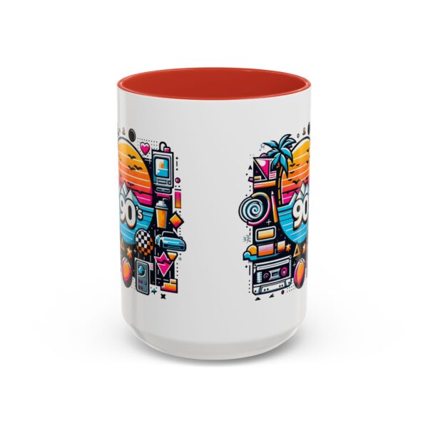 Retro 90's Accent Coffee Mug | Vintage Style, Perfect Gift for Nostalgia Lovers, Ideal for Home & Office, Daily Use - Image 37