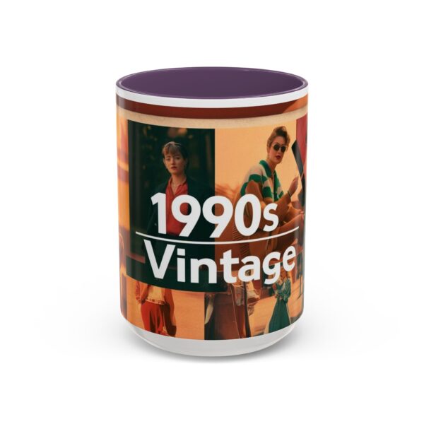 1990s Vintage Accent Coffee Mug - Retro Vibe, Perfect Gift for Nostalgia Lovers, Ideal for Home or Office, Trendy Mug - Image 61