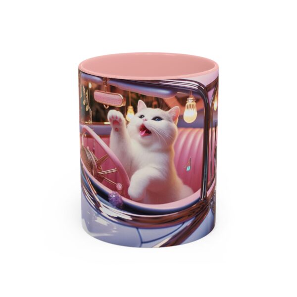 Whimsical Cat Coffee Mug - Fun Cat Lover Gift, Unique Ceramic Cup, Pet-Themed Drinkware, Colorful Cat Design, Cute Animal Mug - Image 15