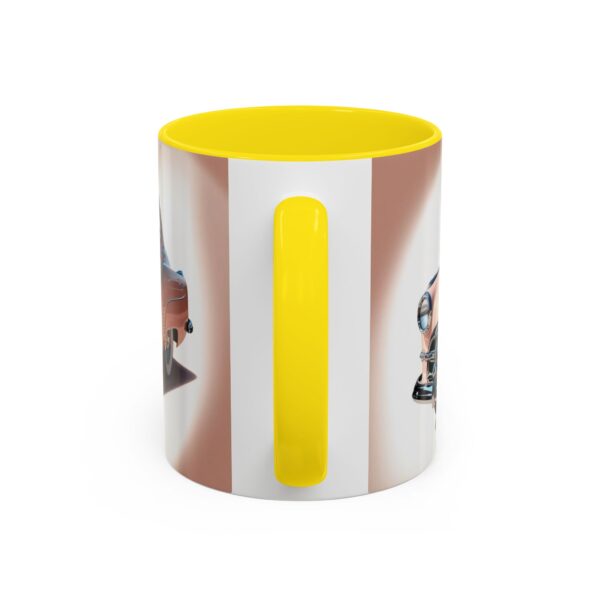 Vintage Car Accent Coffee Mug, Retro Automobile Gift, Classic Car Lover Mug, Unique Office Mug, 15oz Drinking Cup - Image 52