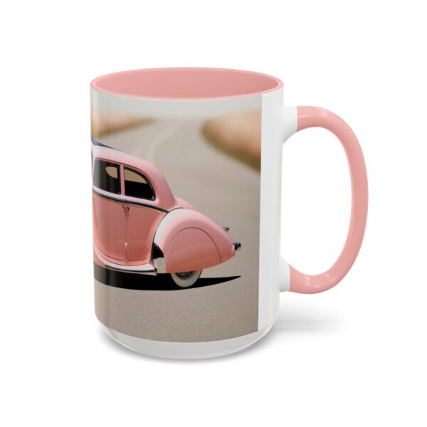 Vintage Pink Car Coffee Mug | Retro Auto Lover Gift, Steampunk Mug, Cute Car Decor, Car Enthusiast Present, Pink Vintage Decor - Image 32