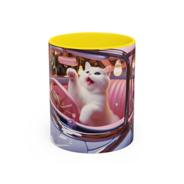 Whimsical Cat Coffee Mug - Fun Cat Lover Gift, Unique Ceramic Cup, Pet-Themed Drinkware, Colorful Cat Design, Cute Animal Mug - Image 53