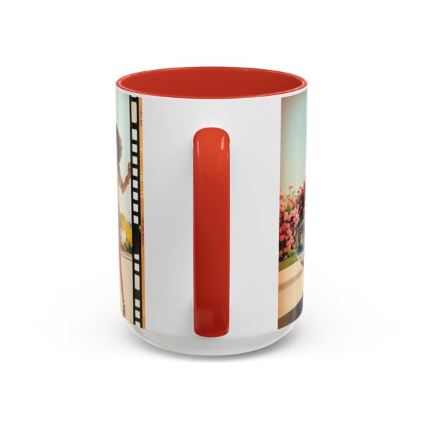 Retro Floral Accent Coffee Mug - Vintage Car Design, Fun Gift for Car Lovers, Floral Mug, Unique Coffee Cup, 11oz & 15oz - Image 36