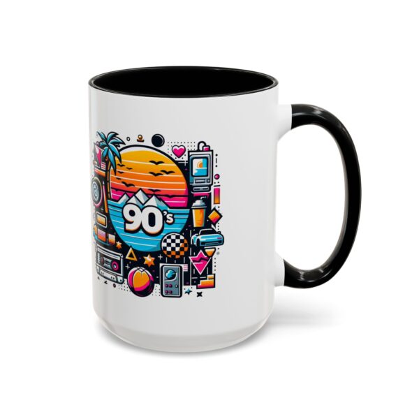 Retro 90's Accent Coffee Mug | Vintage Style, Perfect Gift for Nostalgia Lovers, Ideal for Home & Office, Daily Use - Image 22