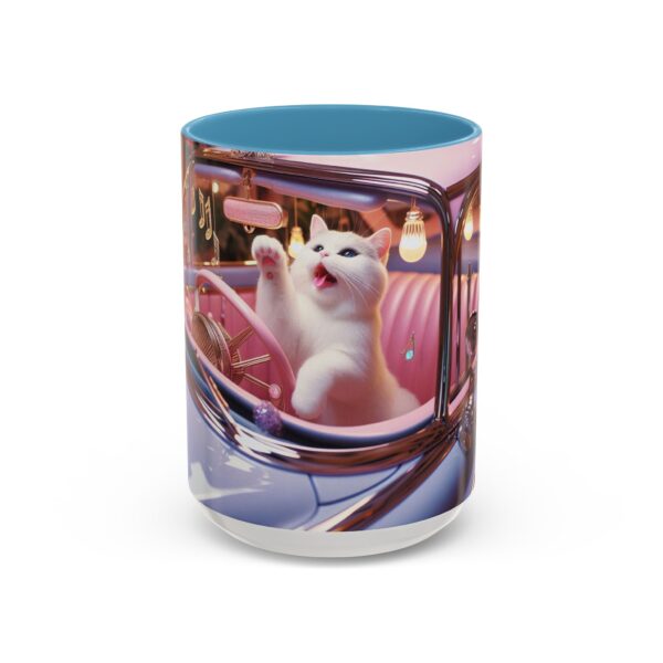 Whimsical Cat Coffee Mug - Fun Cat Lover Gift, Unique Ceramic Cup, Pet-Themed Drinkware, Colorful Cat Design, Cute Animal Mug - Image 41
