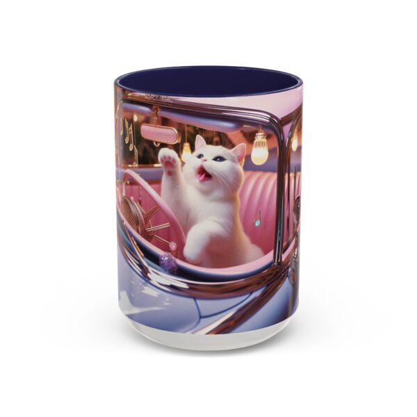 Whimsical Cat Coffee Mug - Fun Cat Lover Gift, Unique Ceramic Cup, Pet-Themed Drinkware, Colorful Cat Design, Cute Animal Mug - Image 23