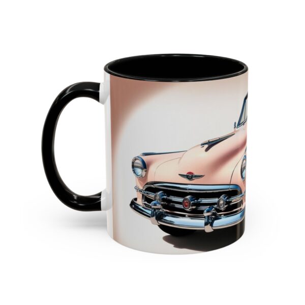Vintage Car Accent Coffee Mug, Retro Automobile Gift, Classic Car Lover Mug, Unique Office Mug, 15oz Drinking Cup - Image 3