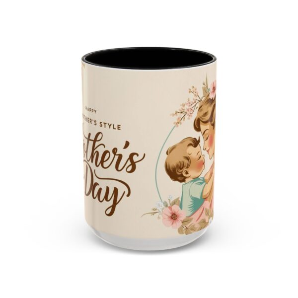 Vintage Floral Mother's Day Coffee Mug, Perfect Gift for Mom, Cute Mama and Baby Design, 11oz and 15oz Options, Mother's Day Gift, Coffee - Image 20