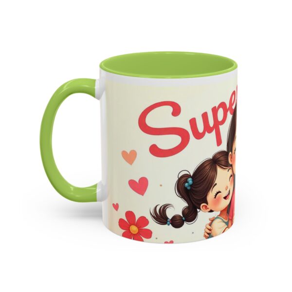 Super Mom Accent Coffee Mug - Perfect Gift for Mother's Day, Birthdays, Moms, Family Gatherings, Coffee Lovers - Image 39