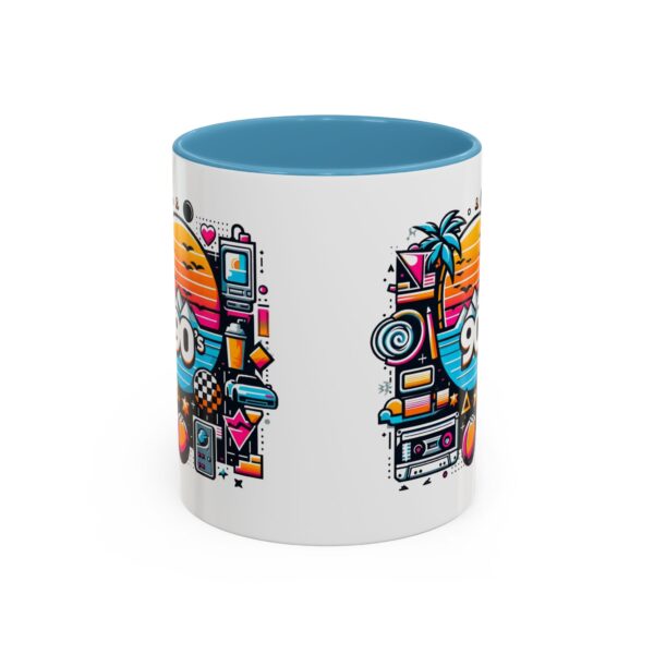 Retro 90's Accent Coffee Mug | Vintage Style, Perfect Gift for Nostalgia Lovers, Ideal for Home & Office, Daily Use - Image 42