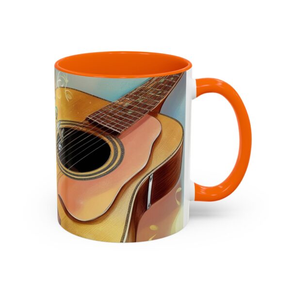 Musical Guitar Accent Coffee Mug - Perfect Gift for Music Lovers, Art Decor, Coffee Fans, Birthday Gift, Home & Kitchen - Image 33