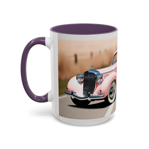 Vintage Pink Car Coffee Mug | Retro Auto Lover Gift, Steampunk Mug, Cute Car Decor, Car Enthusiast Present, Pink Vintage Decor - Image 67