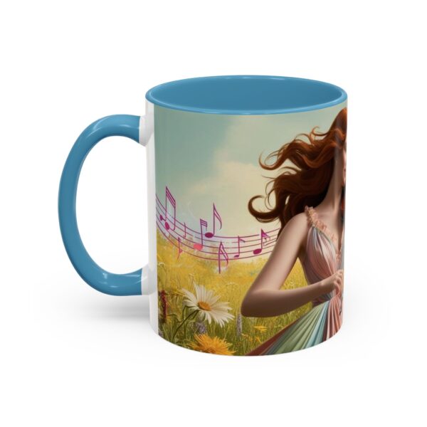Musical Nature Scene Coffee Mug, Perfect Gift for Musicians, Birthday, Garden Lovers, Relaxation, Floral Art, Home Decor - Image 39