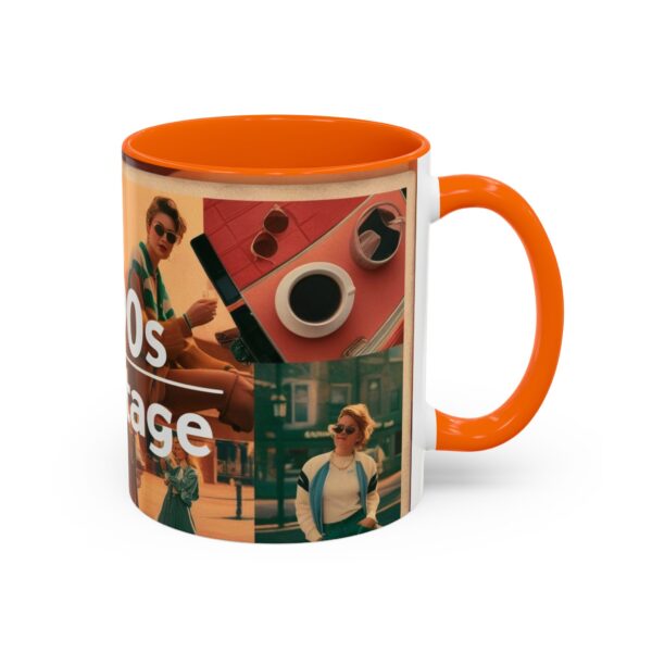 1990s Vintage Accent Coffee Mug - Retro Vibe, Perfect Gift for Nostalgia Lovers, Ideal for Home or Office, Trendy Mug - Image 46