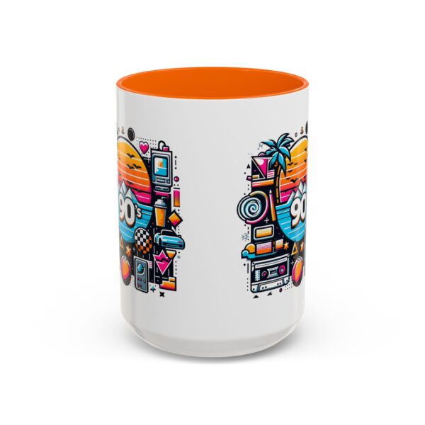 Retro 90's Accent Coffee Mug | Vintage Style, Perfect Gift for Nostalgia Lovers, Ideal for Home & Office, Daily Use - Image 63