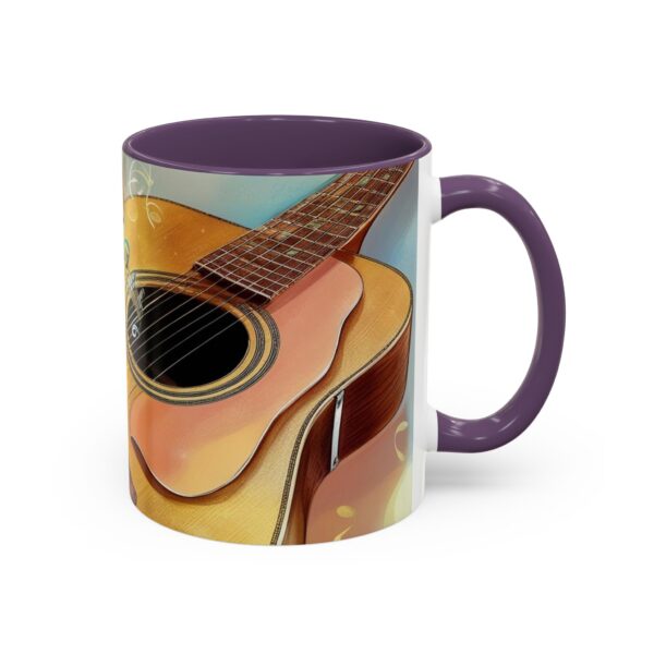 Musical Guitar Accent Coffee Mug - Perfect Gift for Music Lovers, Art Decor, Coffee Fans, Birthday Gift, Home & Kitchen - Image 38