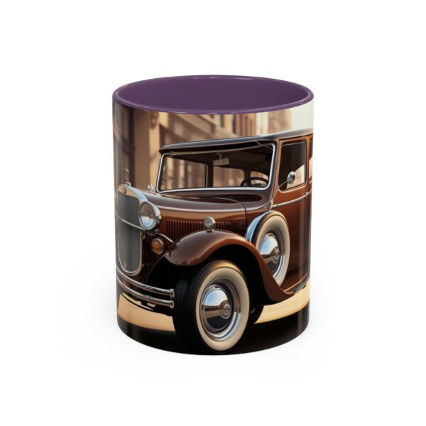 Vintage Car Accent Coffee Mug, Classic Auto Lover Gift, Retro Car Enthusiast Mug, Gift for Him or Her, Car Show Collectible, Coffee Lover's - Image 47