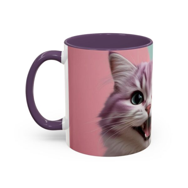 Cat Lover's Accent Coffee Mug - Expand Your Frequency, Cute Cat Mug, Gift for Cat Lovers, Fun Mug for Friends, Unique Drinkware - Image 4