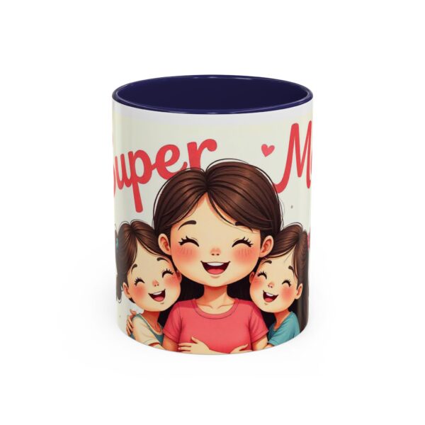 Super Mom Accent Coffee Mug - Perfect Gift for Mother's Day, Birthdays, Moms, Family Gatherings, Coffee Lovers - Image 11