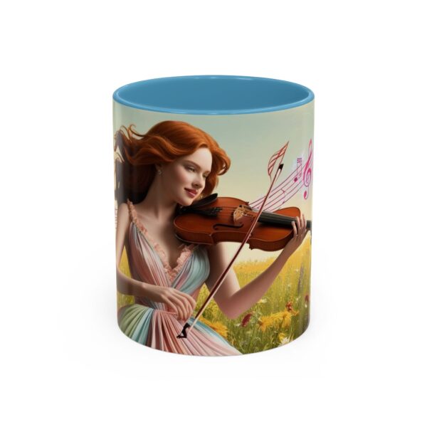 Musical Nature Scene Coffee Mug, Perfect Gift for Musicians, Birthday, Garden Lovers, Relaxation, Floral Art, Home Decor - Image 37