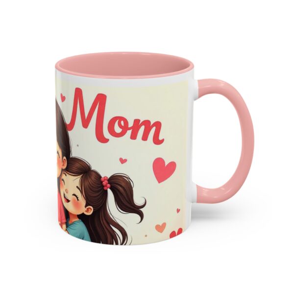 Super Mom Accent Coffee Mug - Perfect Gift for Mother's Day, Birthdays, Moms, Family Gatherings, Coffee Lovers - Image 3
