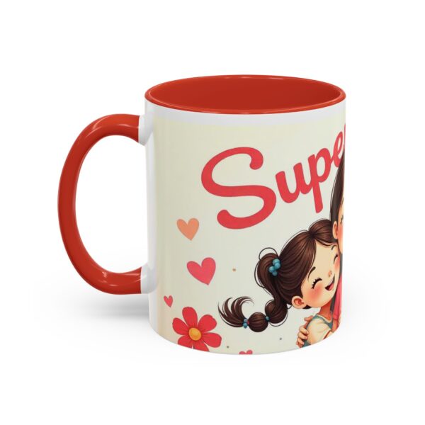Super Mom Accent Coffee Mug - Perfect Gift for Mother's Day, Birthdays, Moms, Family Gatherings, Coffee Lovers - Image 18