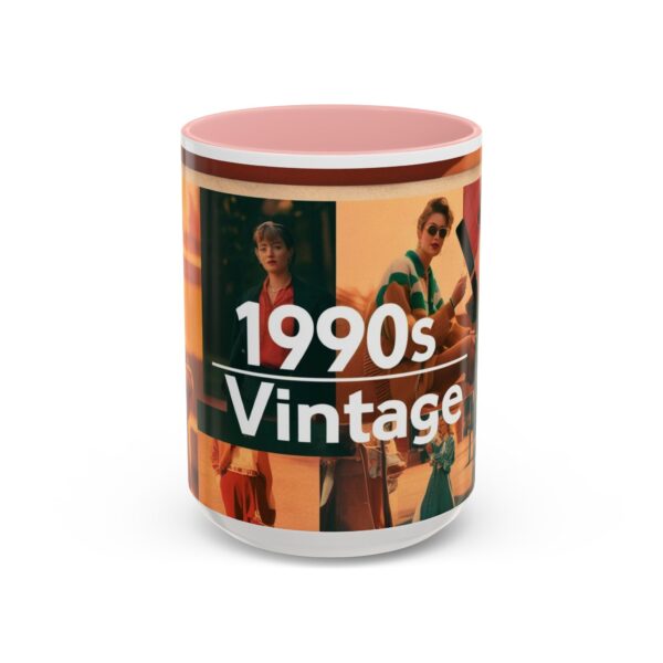 1990s Vintage Accent Coffee Mug - Retro Vibe, Perfect Gift for Nostalgia Lovers, Ideal for Home or Office, Trendy Mug - Image 27