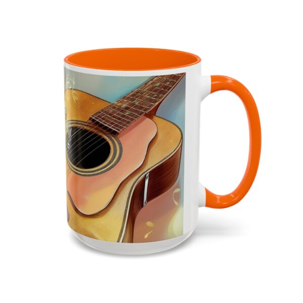 Musical Guitar Accent Coffee Mug - Perfect Gift for Music Lovers, Art Decor, Coffee Fans, Birthday Gift, Home & Kitchen - Image 48