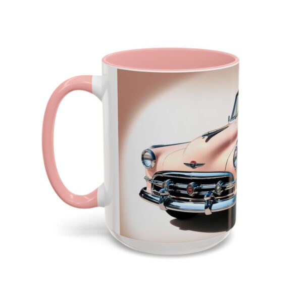 Vintage Car Accent Coffee Mug, Retro Automobile Gift, Classic Car Lover Mug, Unique Office Mug, 15oz Drinking Cup - Image 27