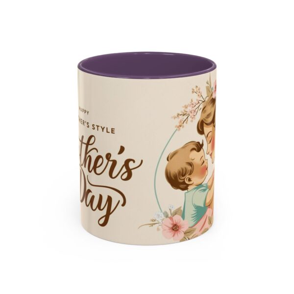 Vintage Floral Mother's Day Coffee Mug, Perfect Gift for Mom, Cute Mama and Baby Design, 11oz and 15oz Options, Mother's Day Gift, Coffee - Image 50