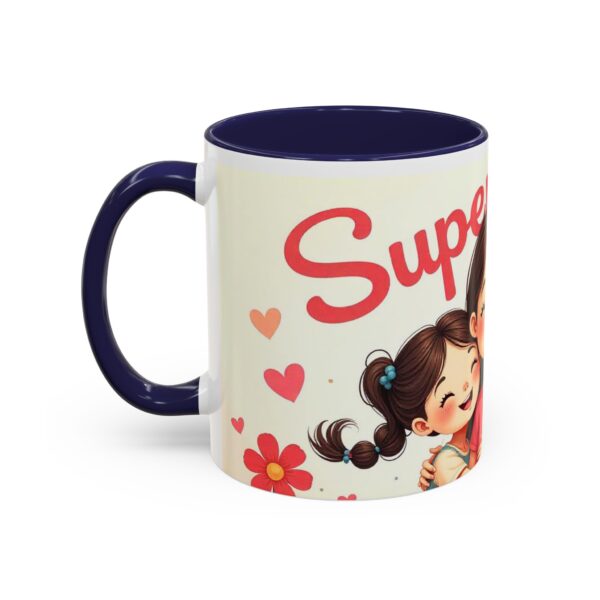 Super Mom Accent Coffee Mug - Perfect Gift for Mother's Day, Birthdays, Moms, Family Gatherings, Coffee Lovers - Image 13
